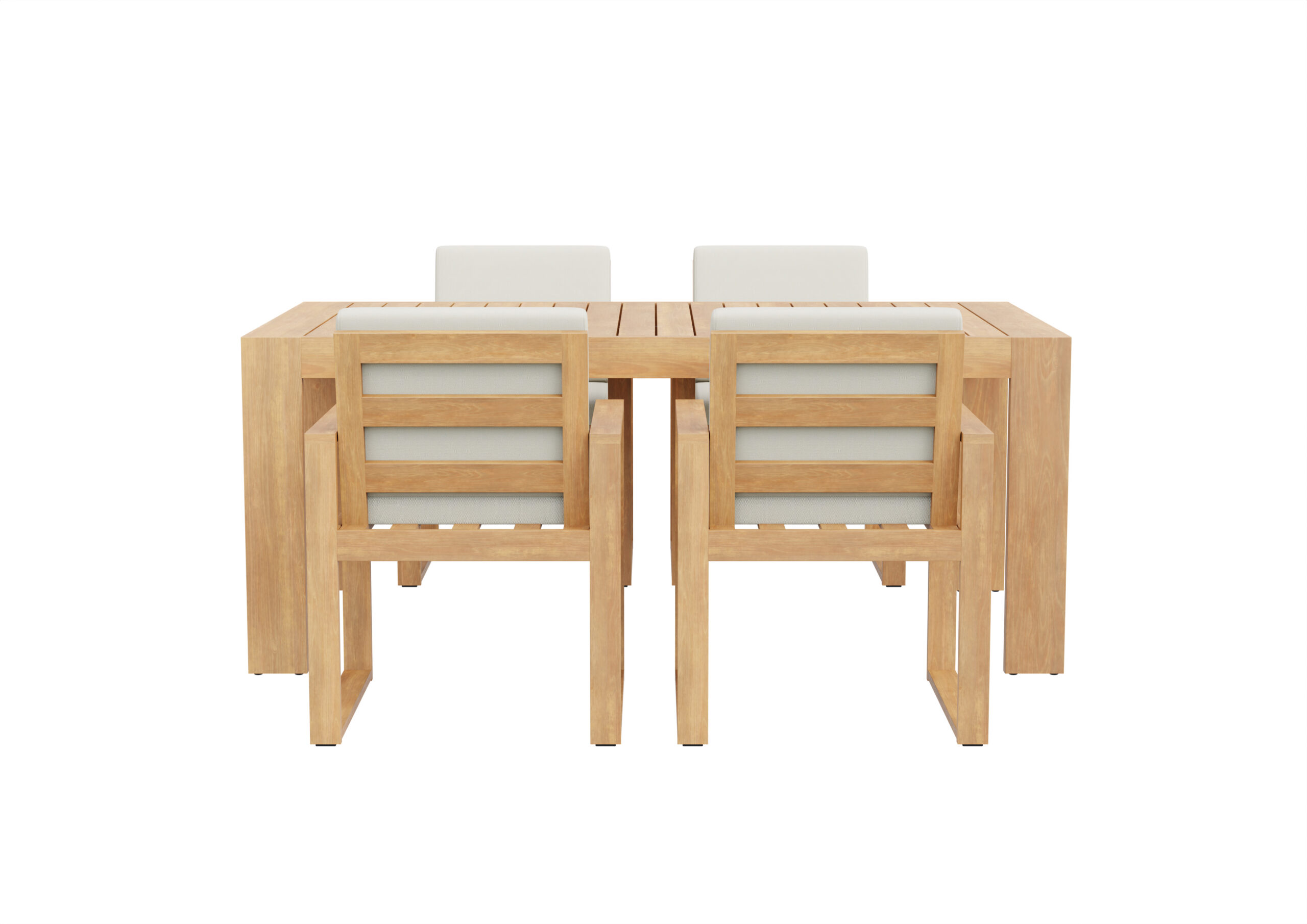 Gigi dining table 180cm - with Dining Armchair (2)
